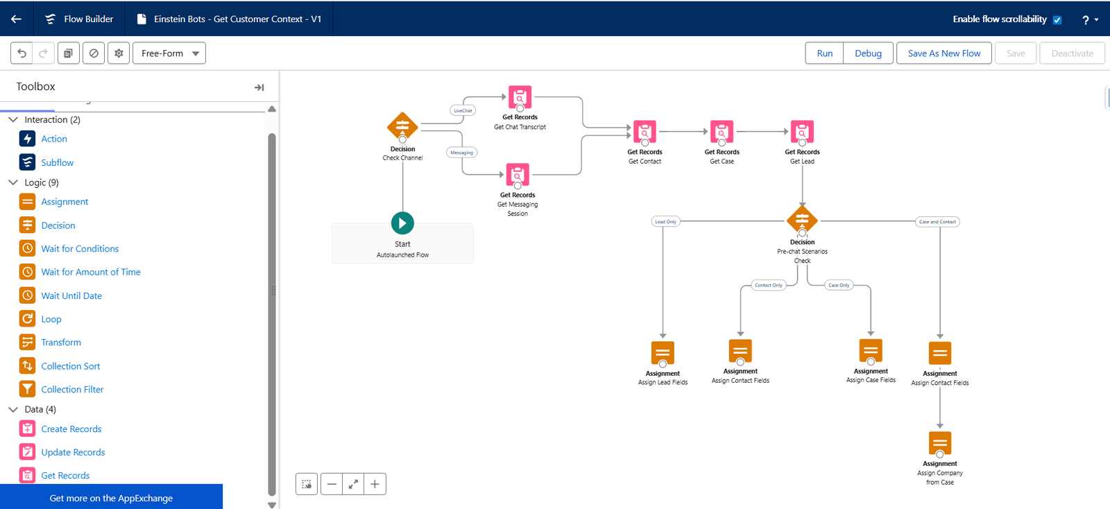 Bots assisting customers